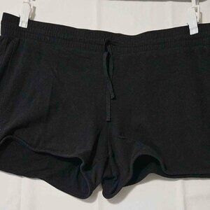 Danskin Now - Women’s Black Cotton Shorts with Drawstring